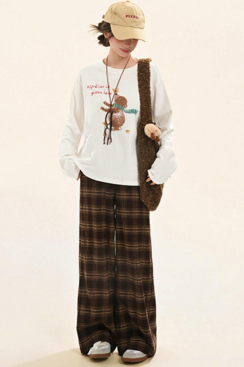 Sweet Bear Print Top