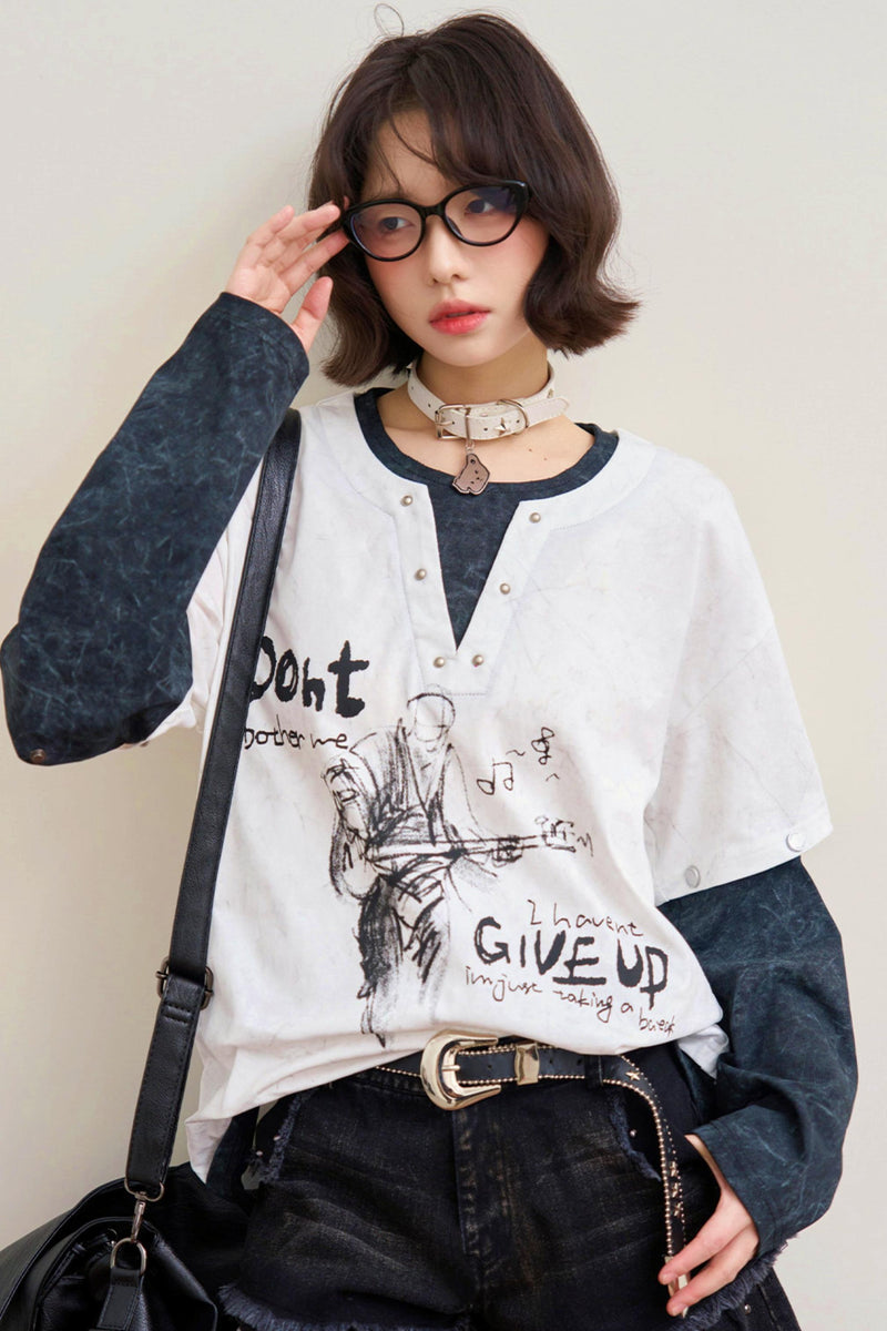 Rockin' Mode Loose Tops