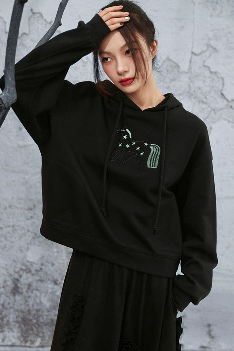 Little Horse Hooded Top