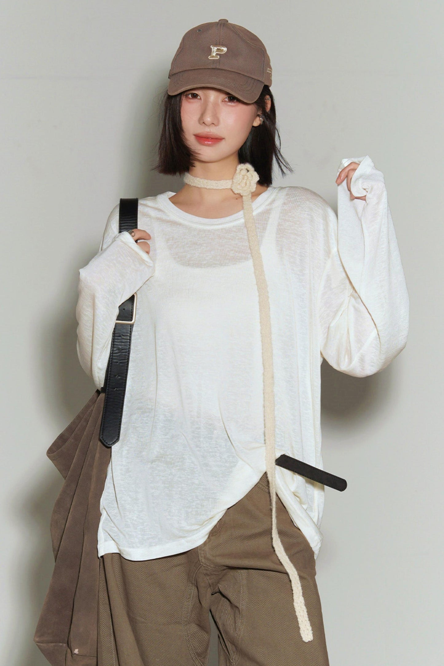 Cover-up Sheer Loose Top