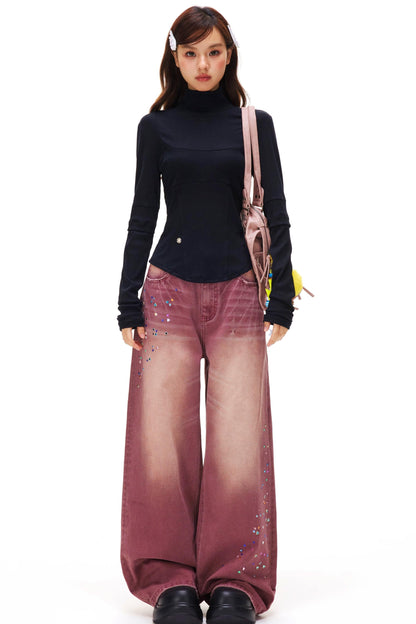 Slim Base Turtle Neck Top