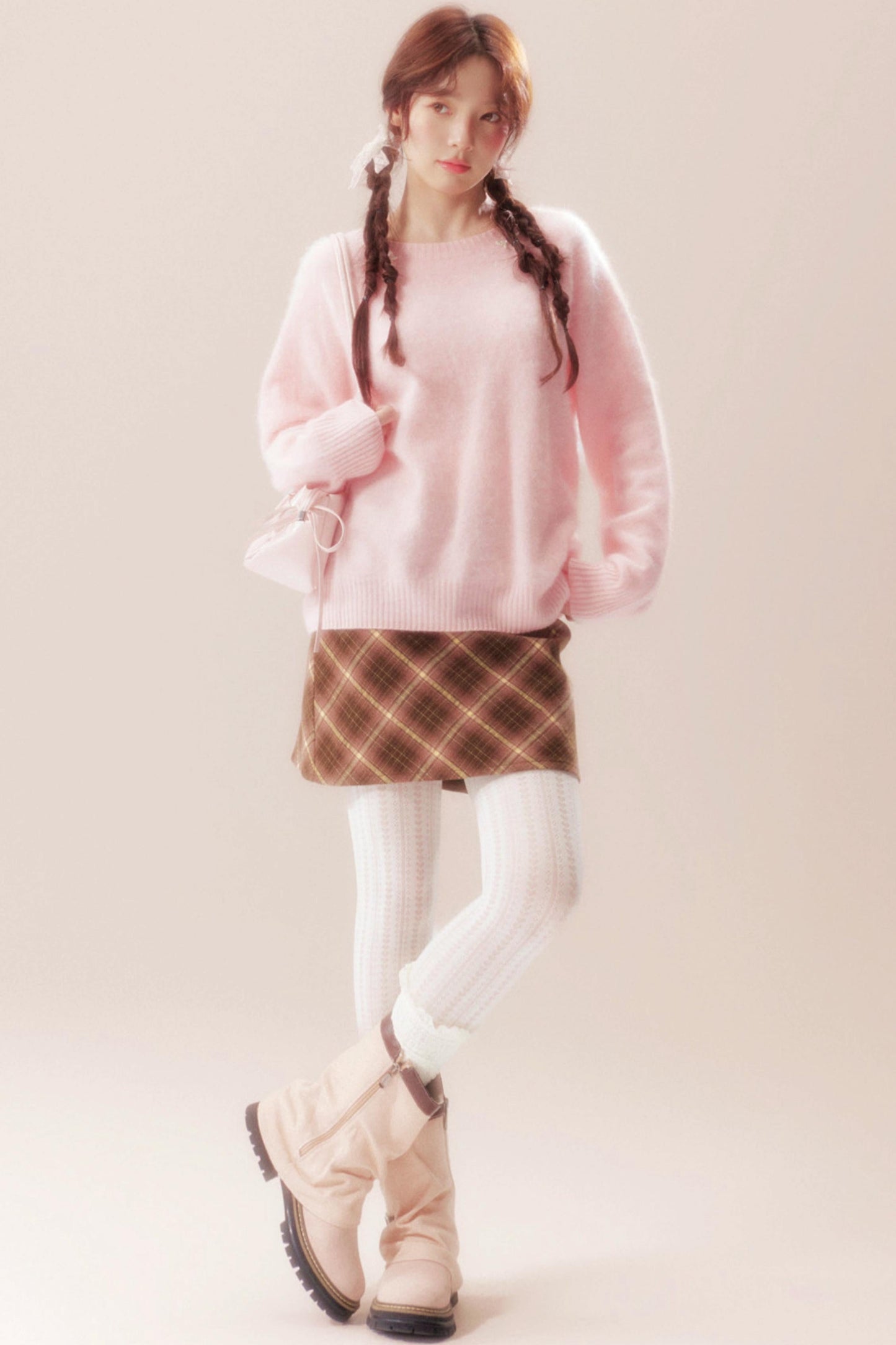 Pearl Bowknot Sweater