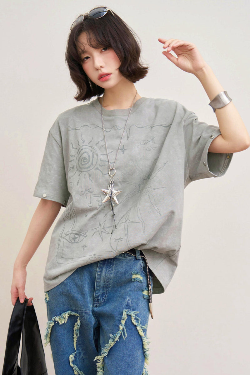 Mode Hand Painted Top