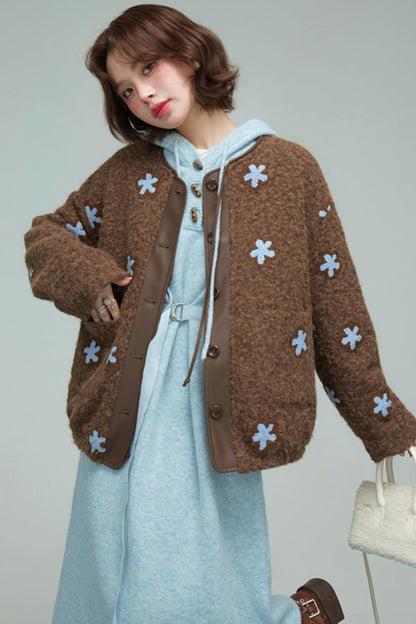 Ice Sweet Knit Hooded Dress