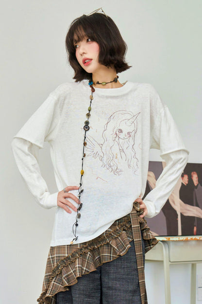 Dreamy Unicorn Long Sleeve Top