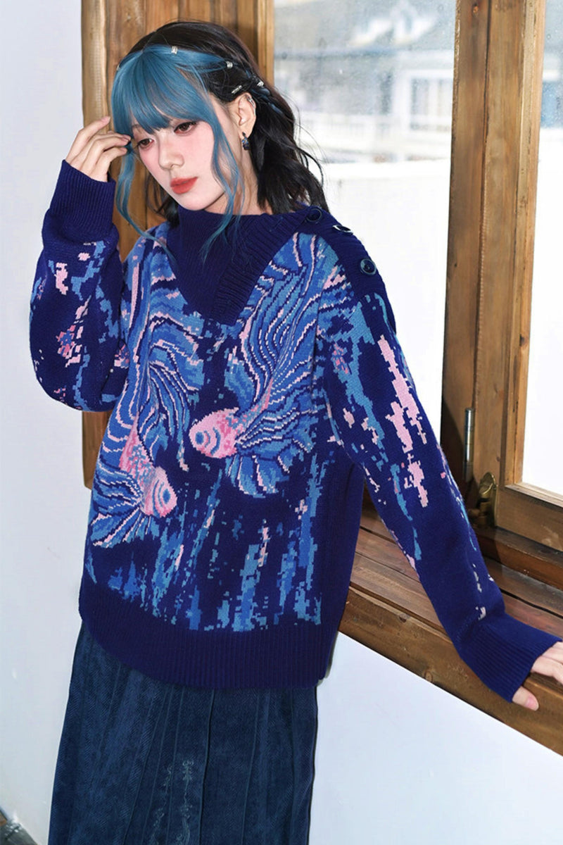 Floating Findream Jacquard Top