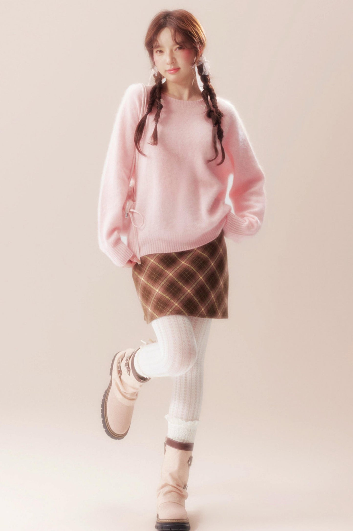 Pearl Bowknot Sweater