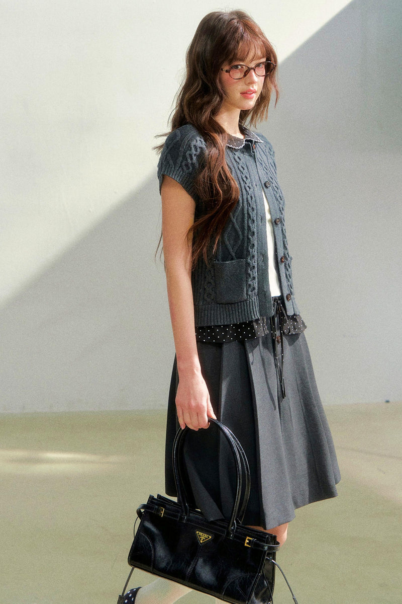 College Style Knit Top