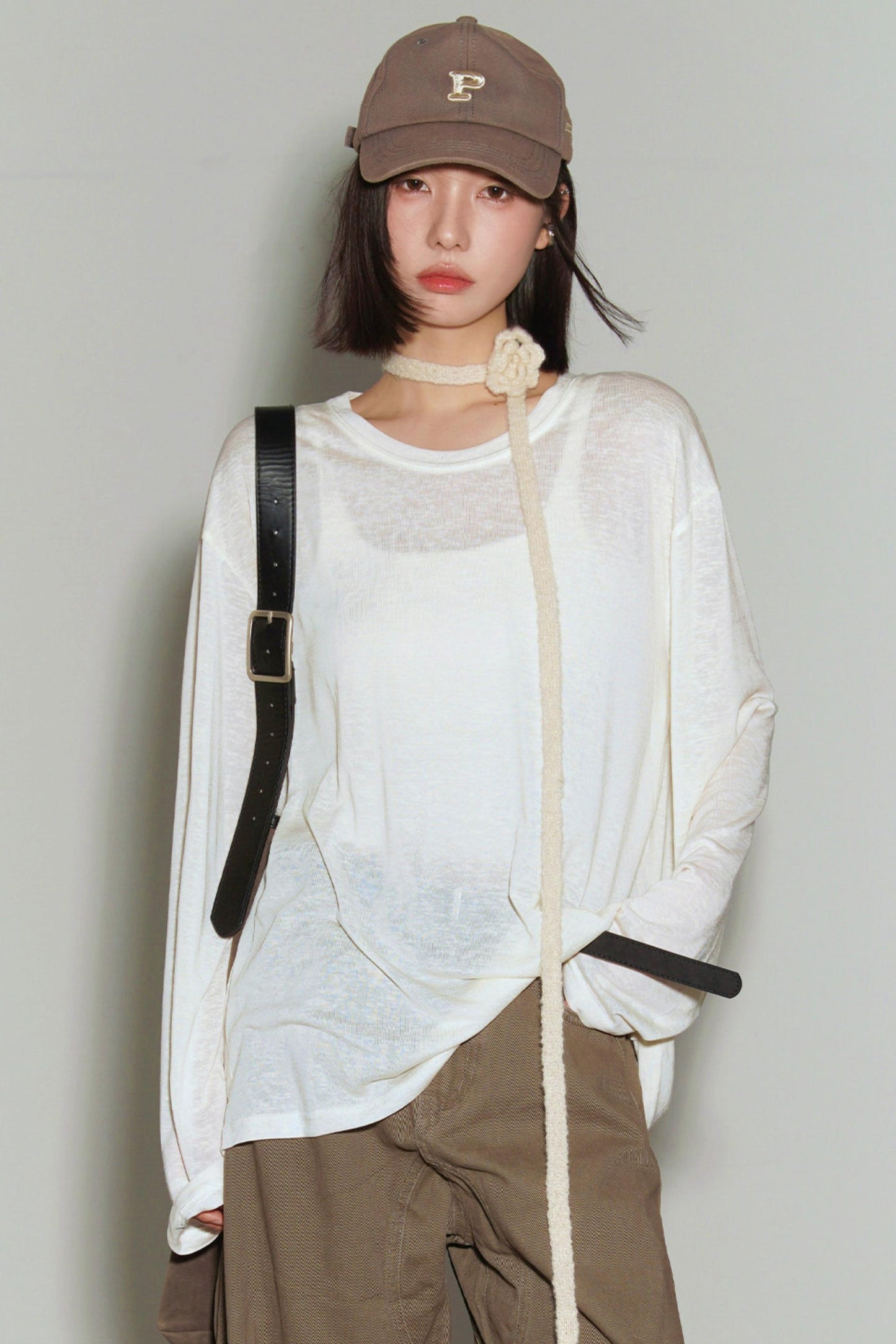 Cover-up Sheer Loose Top