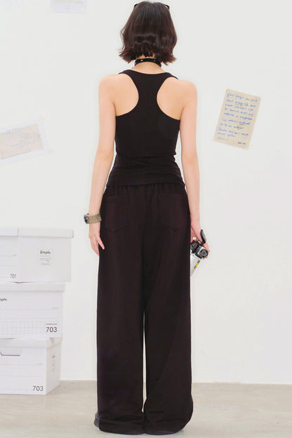 Rhinestone Curved Hem Camisole