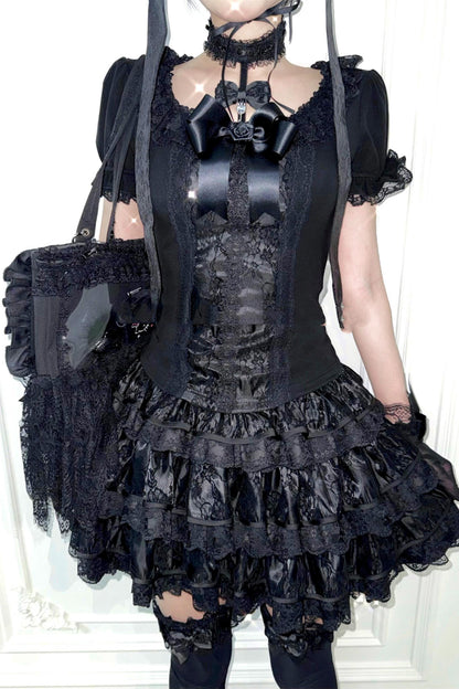 Nocturne Lace Skirt + Top