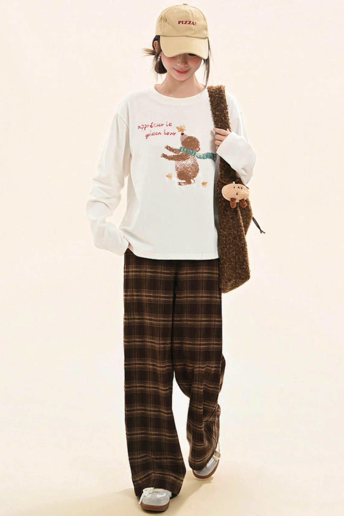 Sweet Bear Print Top