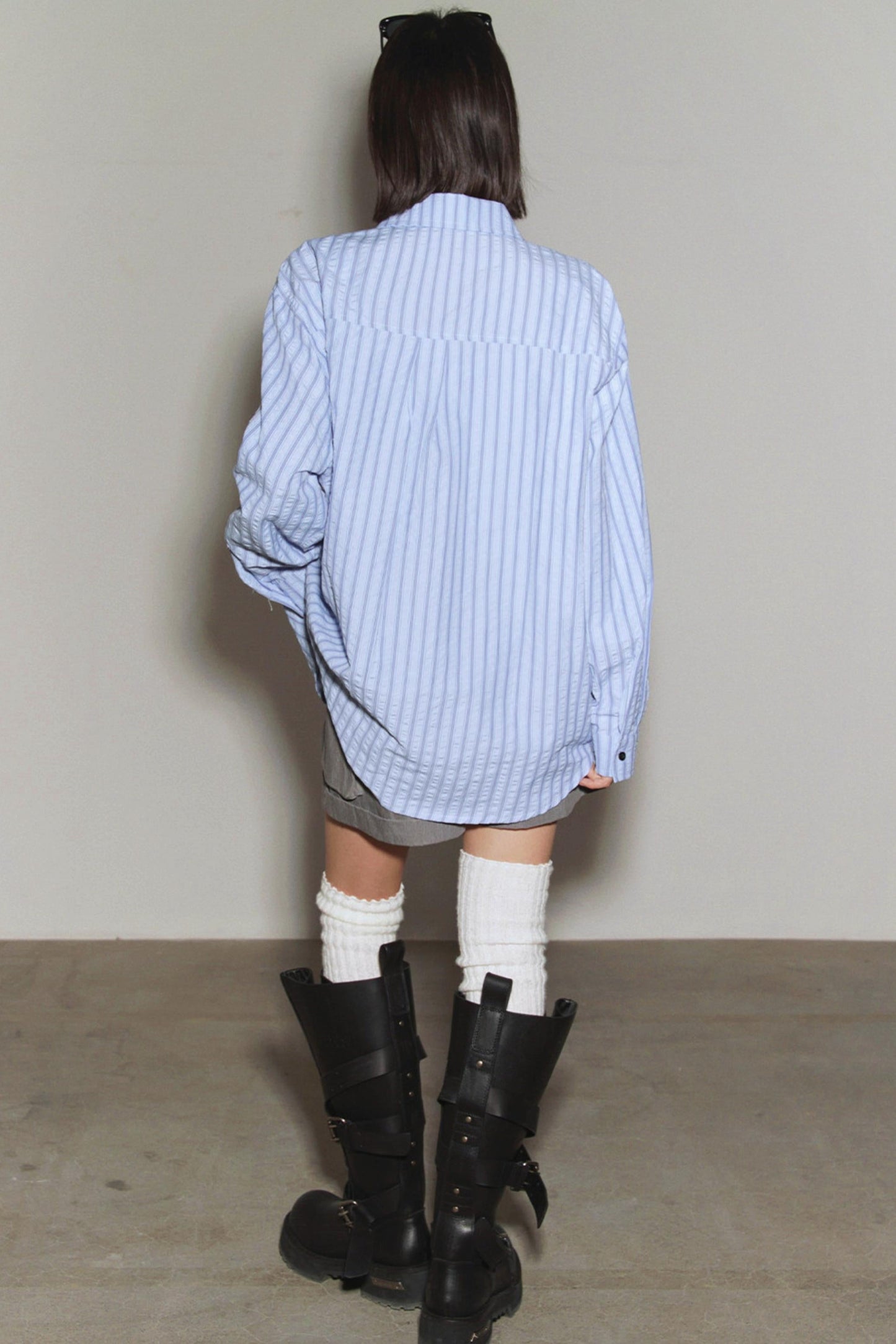 Gravity Lace Stripe Shirt