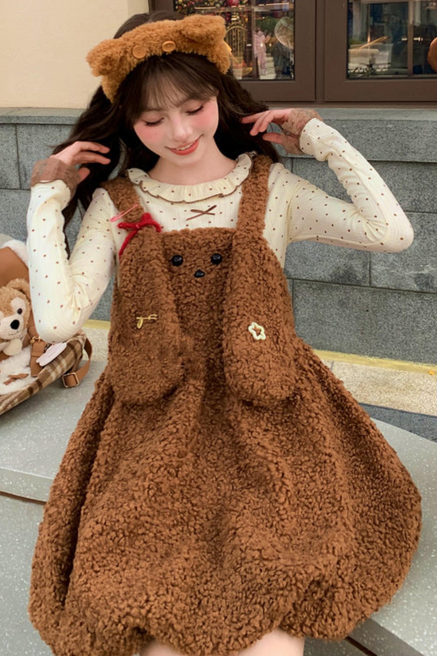 Sweet Puppy Suspender Dress
