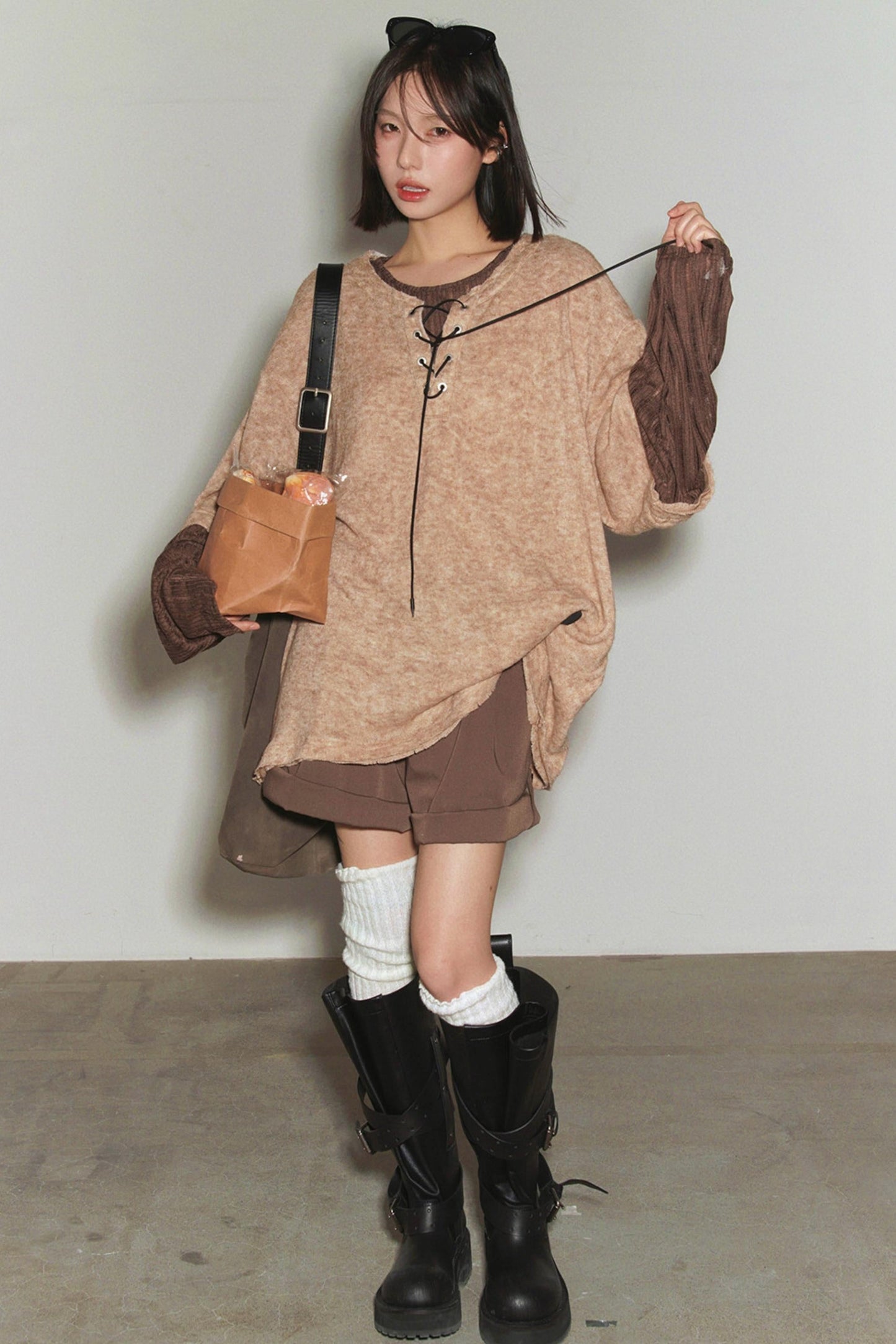 Gravity Patchwork Color Block Top