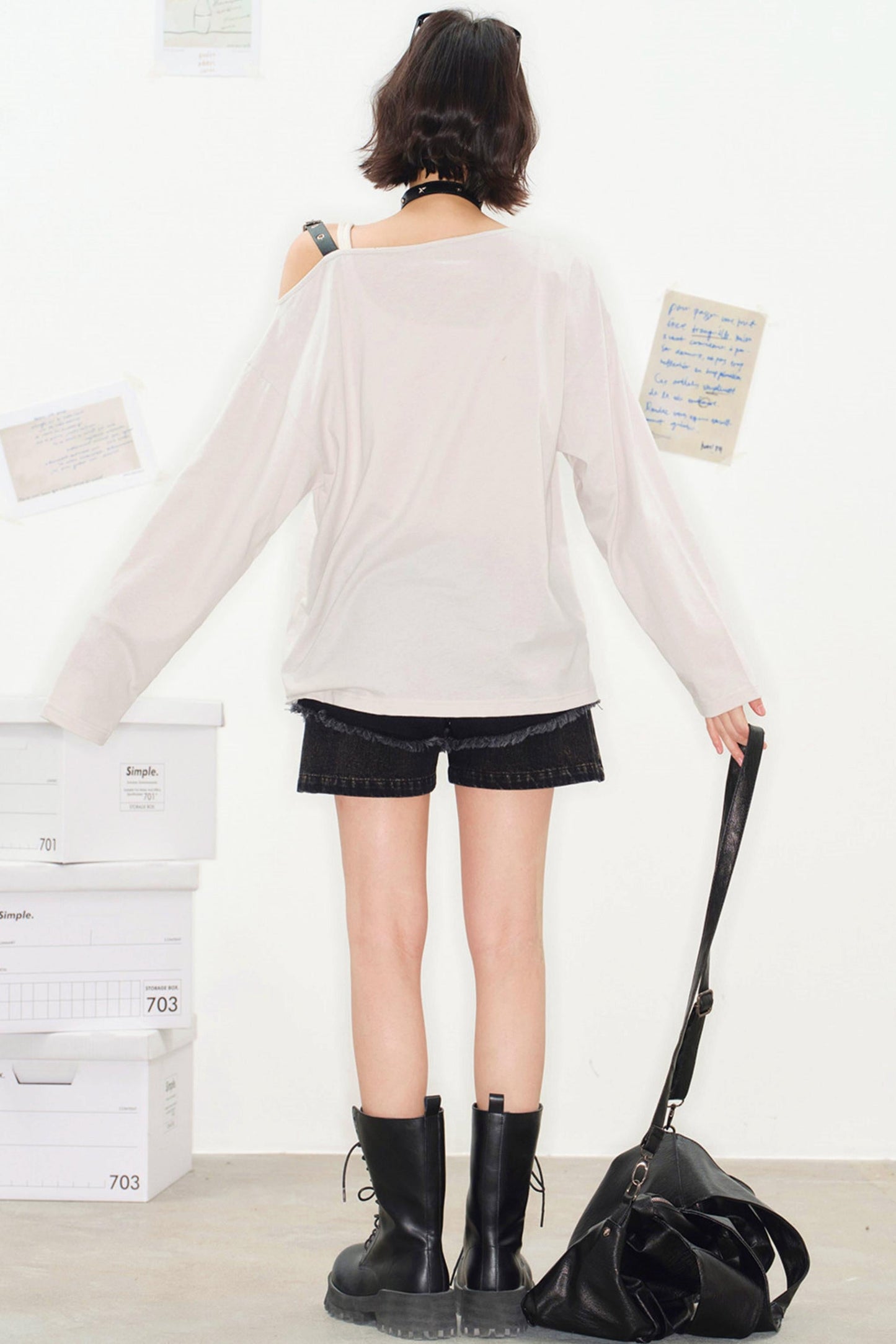 White Ashes Off-shoulder Top