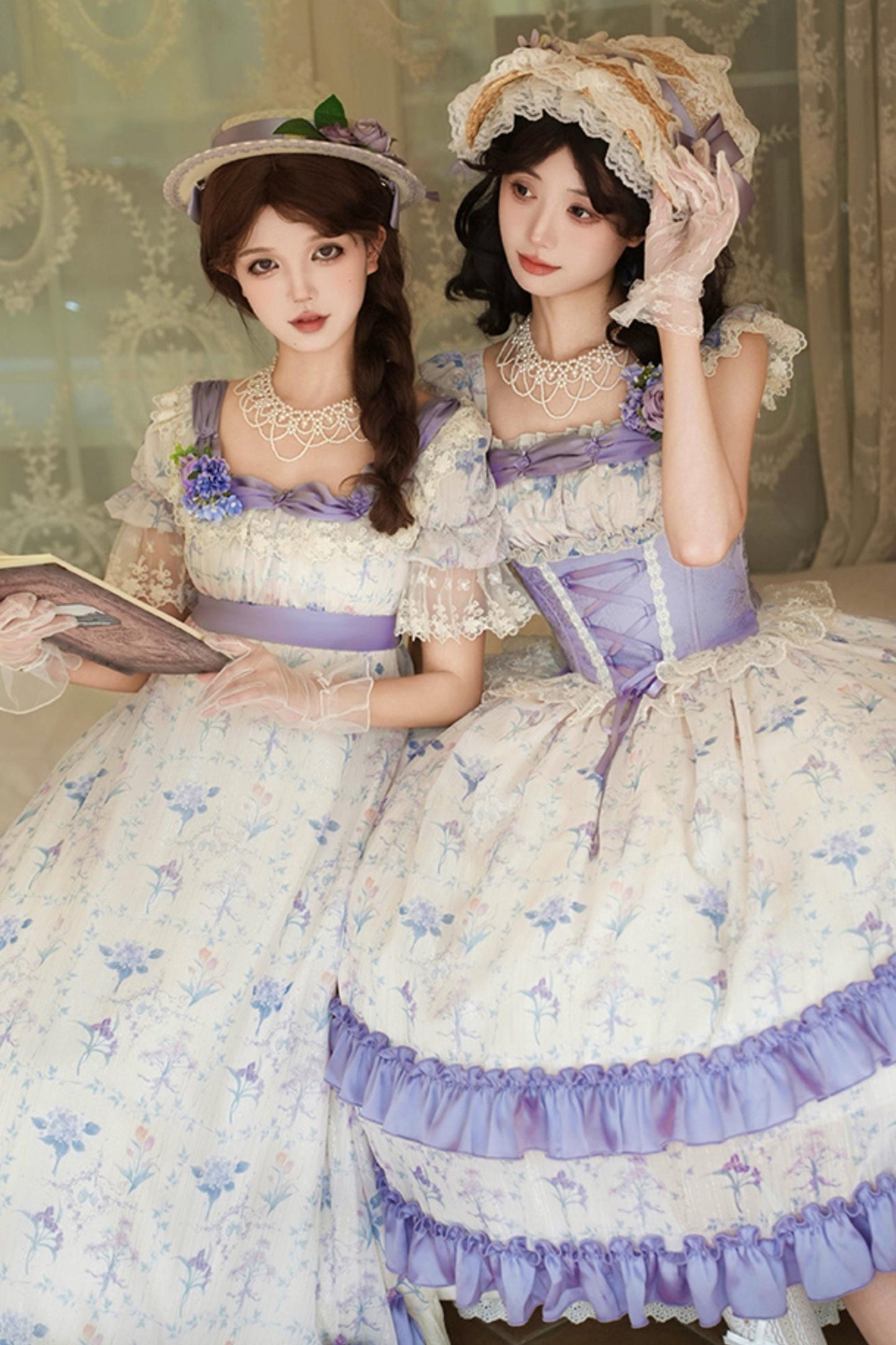 Letter and Poem Two Piece Look Dress Set