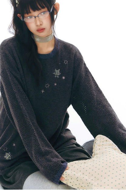 Six Point Star Knit Sweater