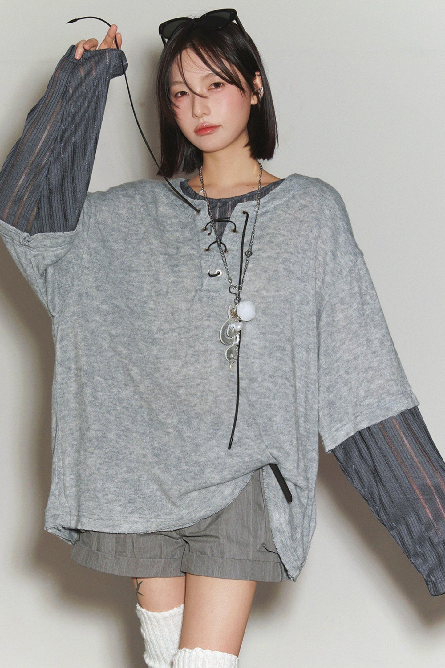 Gravity Patchwork Color Block Top