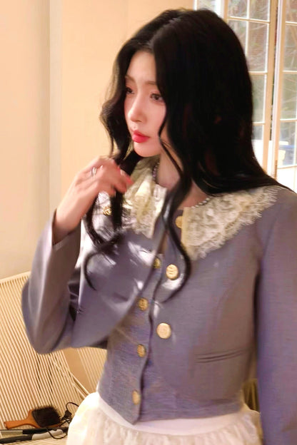 French Wreath Jacket + Top + Skirt