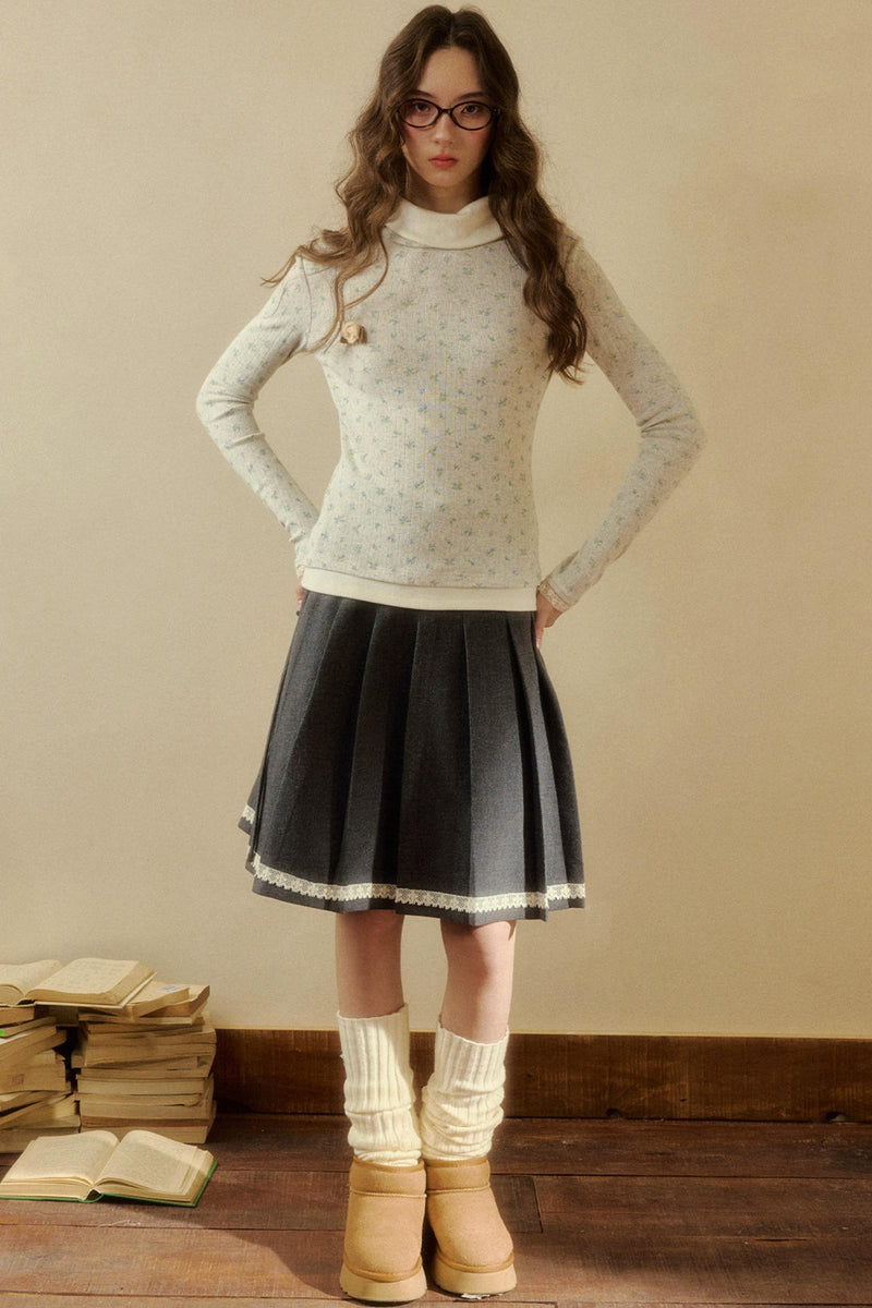 Tight Turtleneck Top