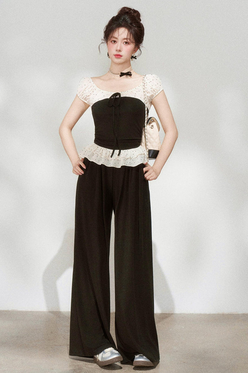 Off-shoulder Top + Pants