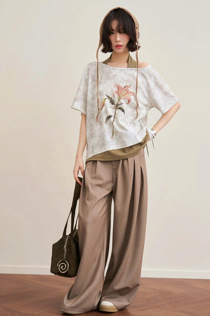 Retro Design Loose Top