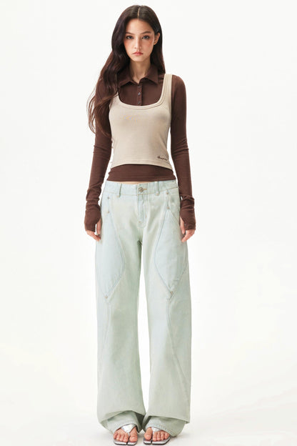 Fitted Tencel Knit Vest