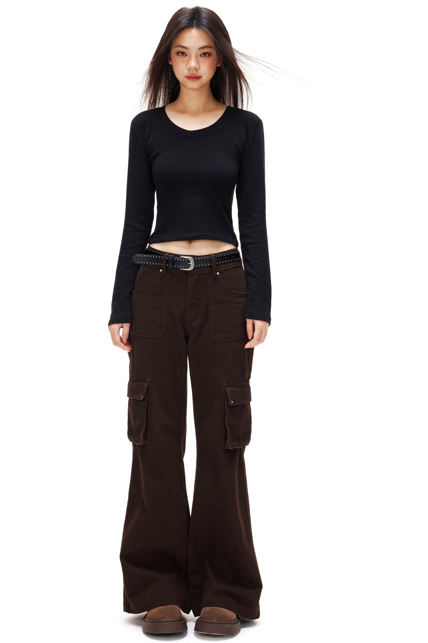 Open-neck Slim Top