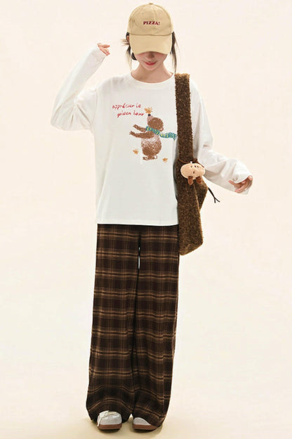 Sweet Bear Print Top