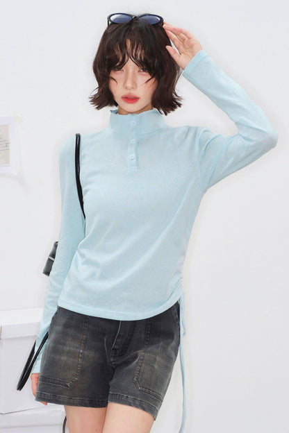 Ripple Drawstring Top