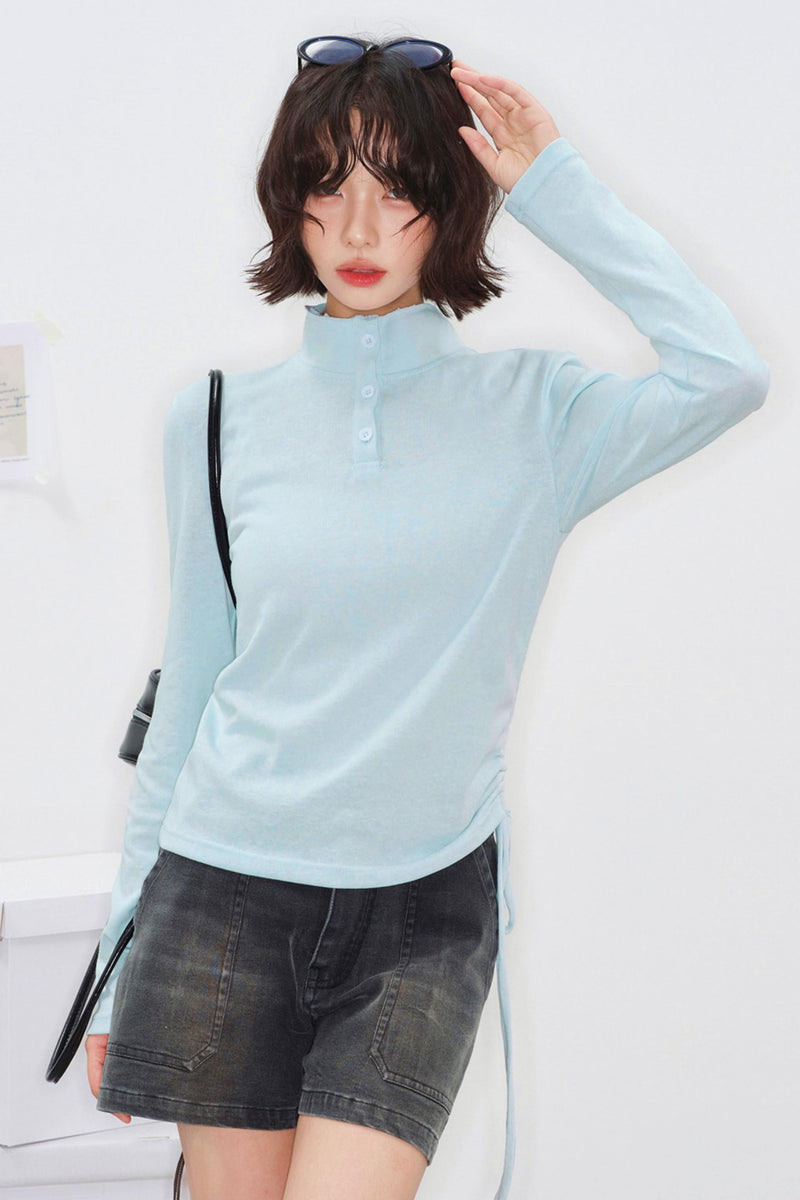 Ripple Drawstring Top