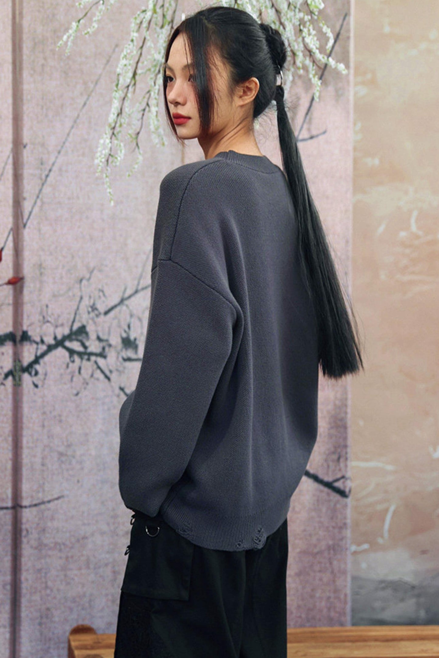 Dragon Shadow Knitted Sweater