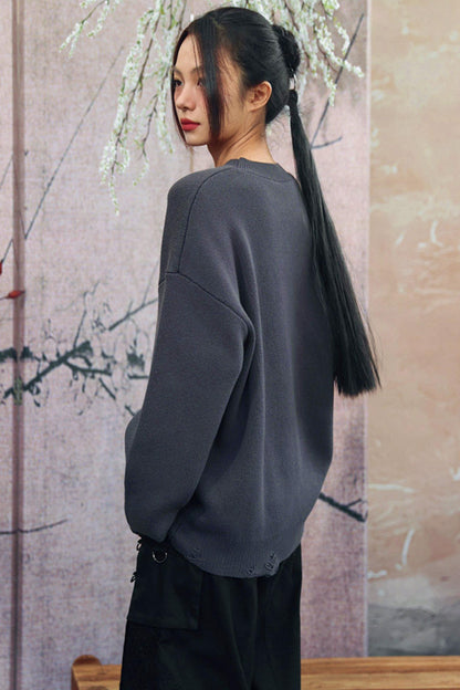 Dragon Shadow Knitted Sweater