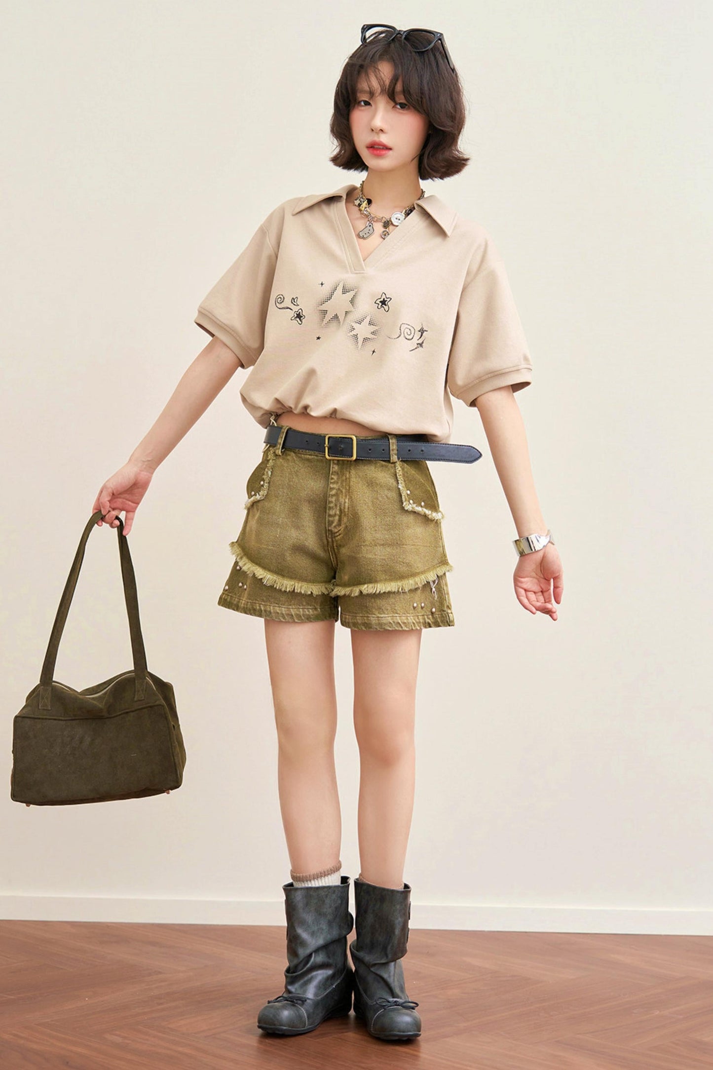 Bubble Star Polo Top