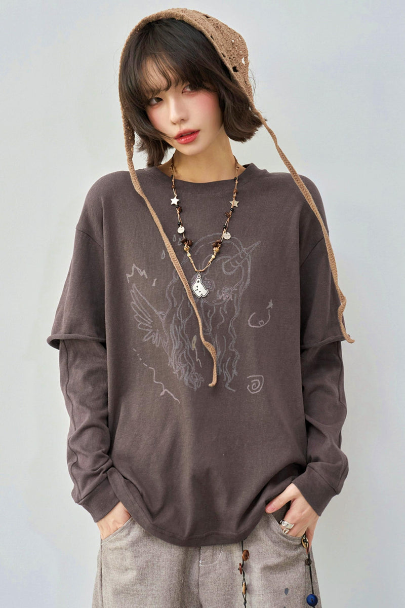 Dreamy Unicorn Long Sleeve Top