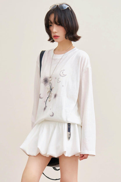 Sheer Moon Design Top