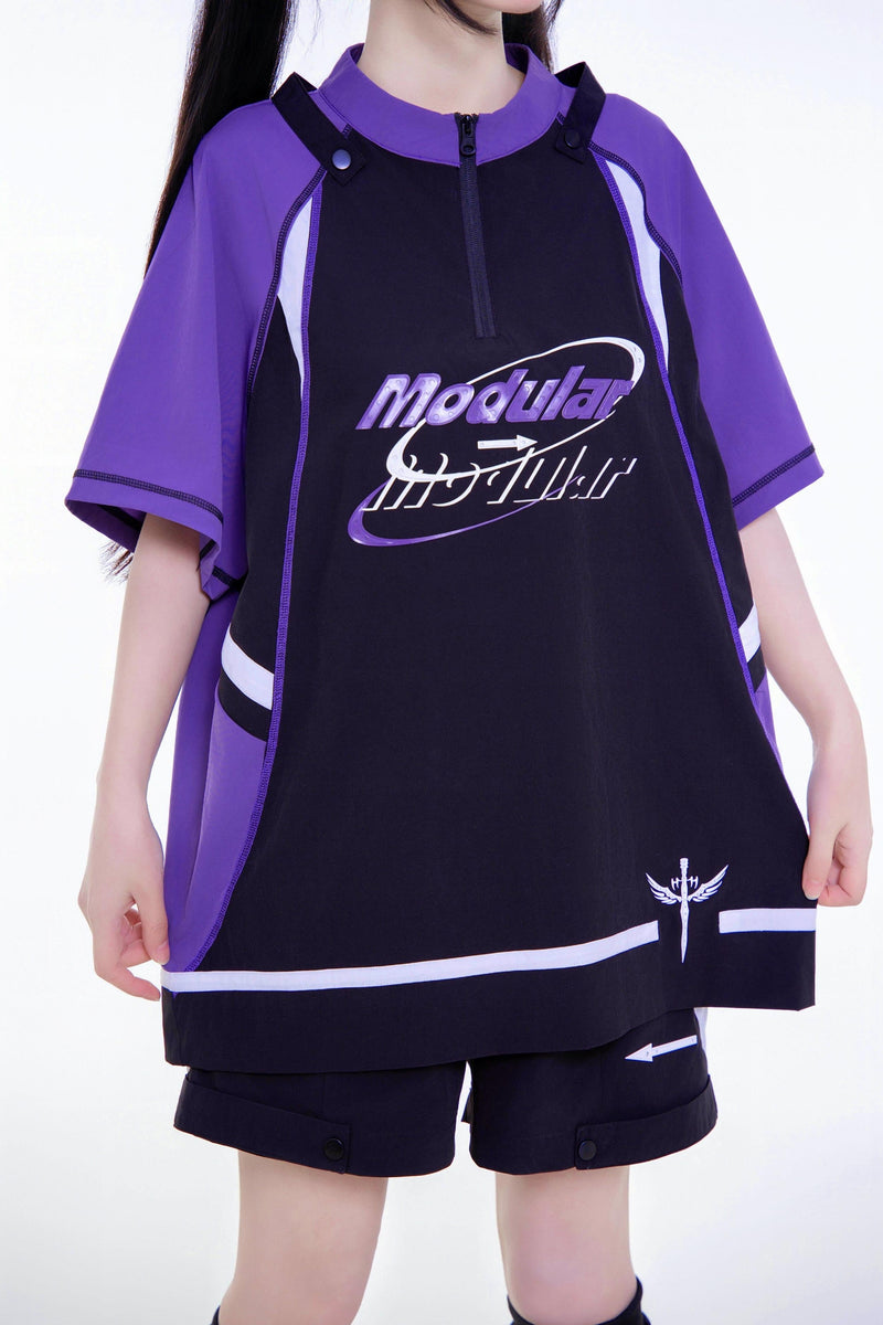 Pre-order Item: Y2k Subculture Cyber T-shirt + Shorts + Leg Covers