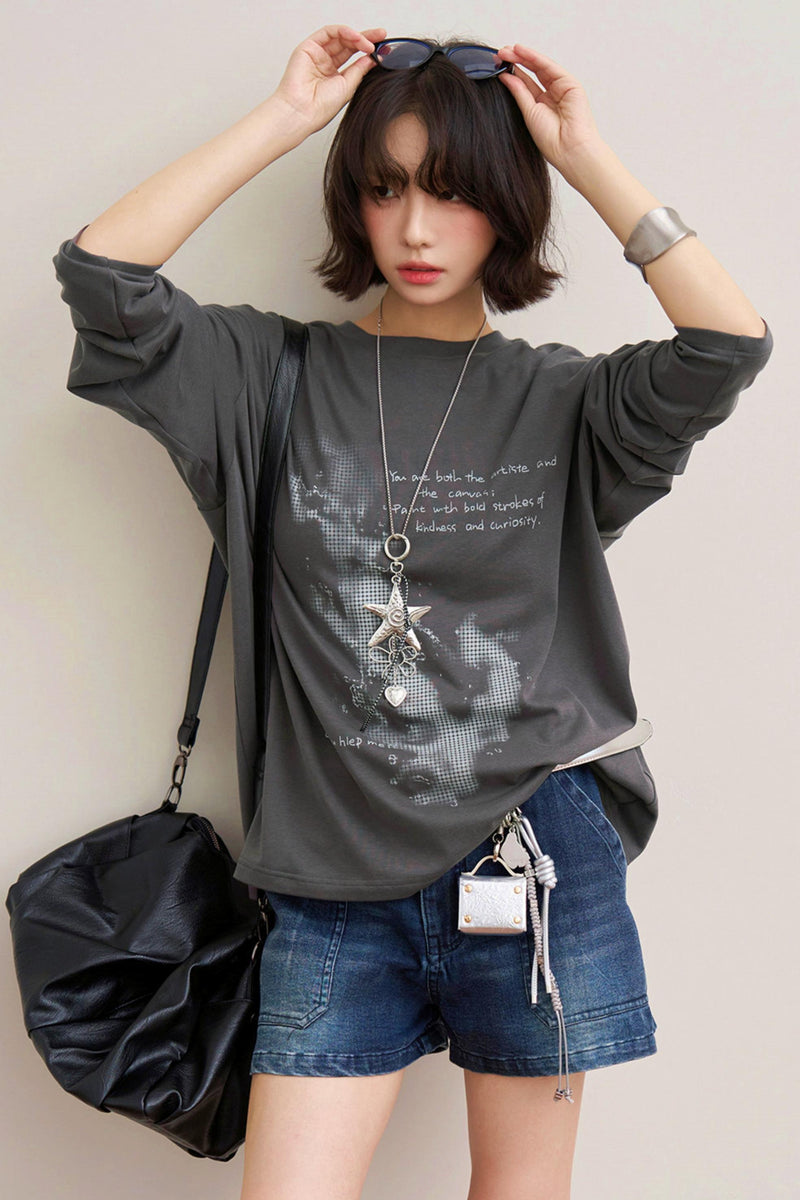 Mode Loose Raglan Top