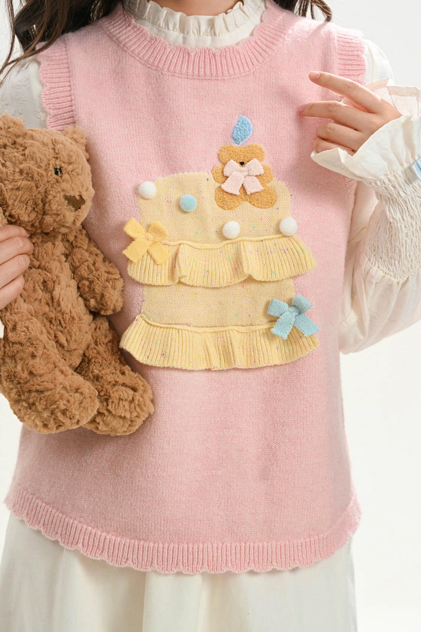 Mori Girl Knitted Vest + Dress