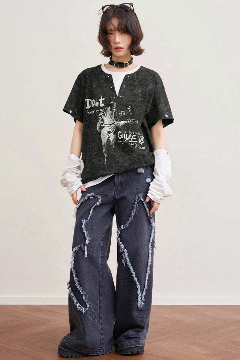 Rockin' Mode Loose Tops