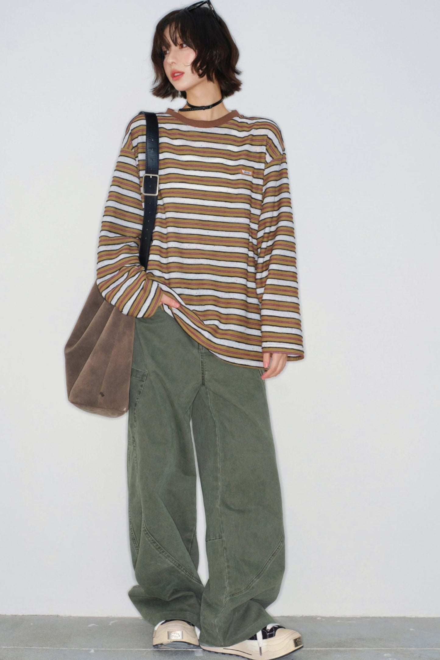 Striped Loose Mode Top