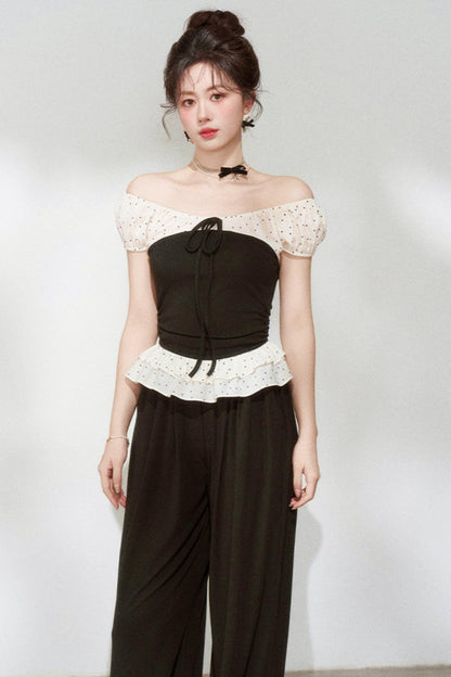 Off-shoulder Top + Pants