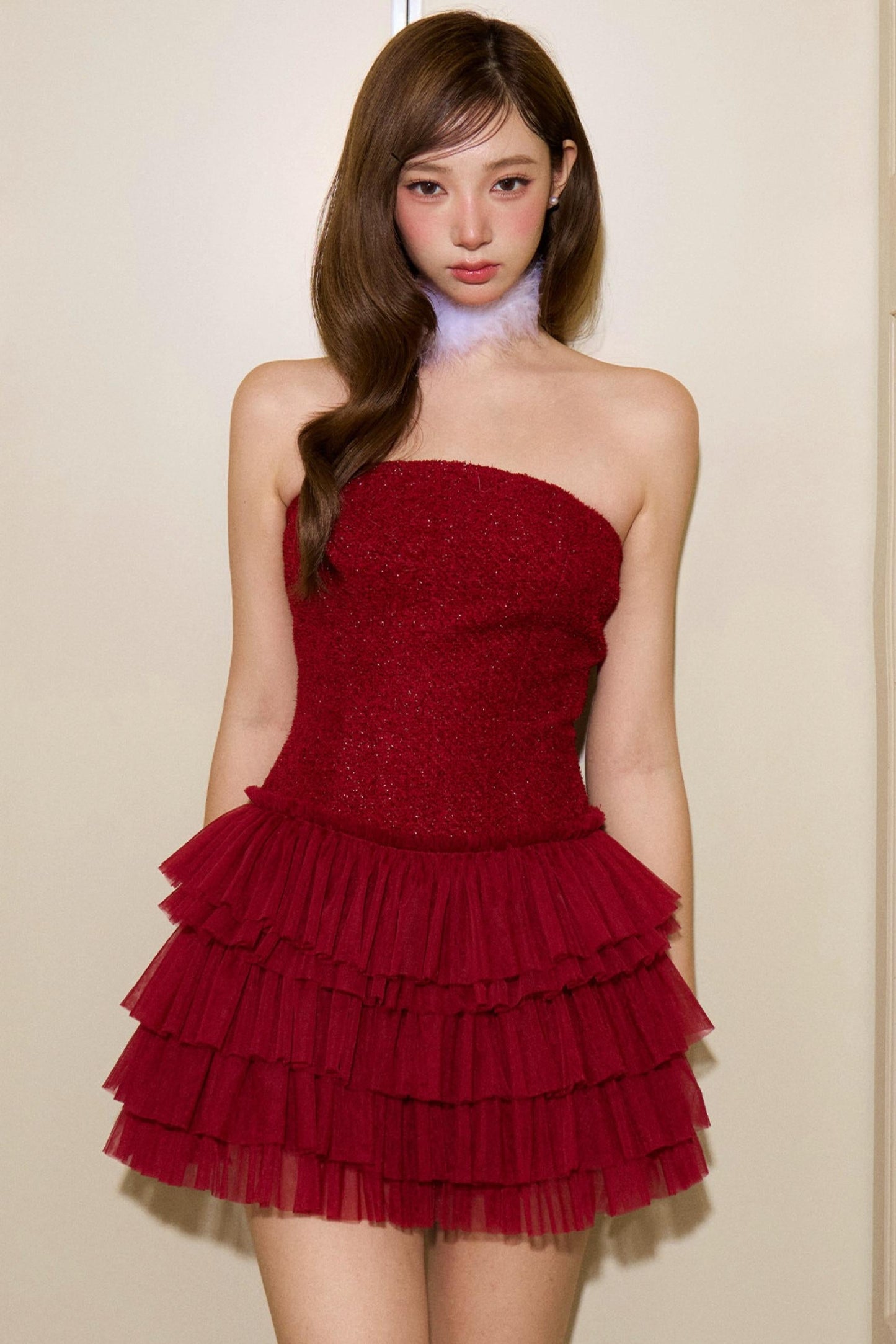 Romance Tulle Tiered Dress