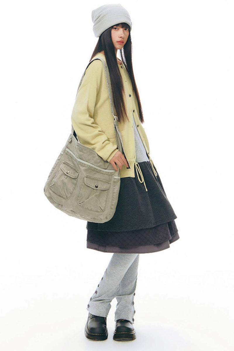 Patchwork Canvas Bag