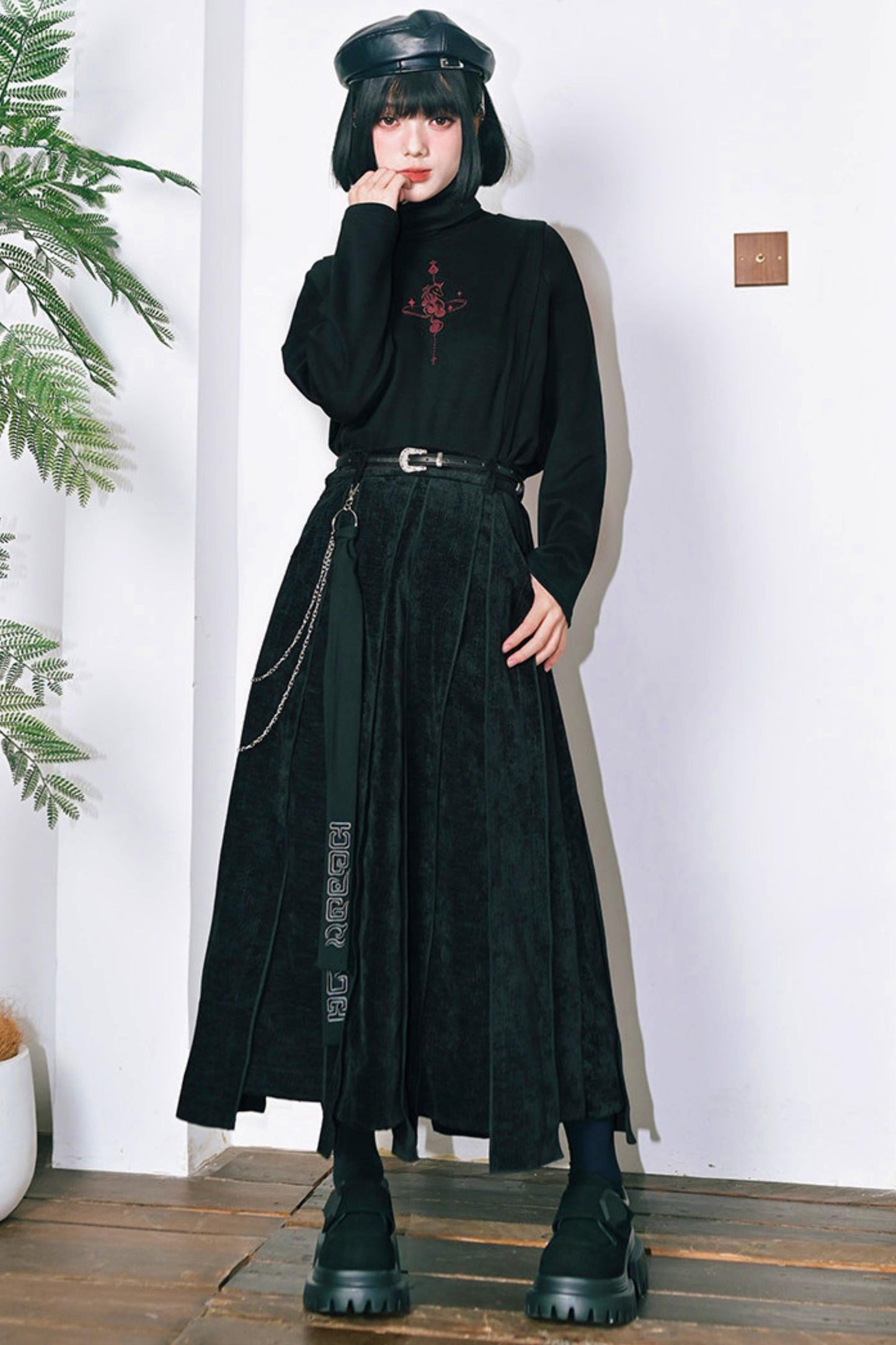 Unbride Chess High Neck Top