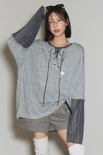 Gravity Patchwork Color Block Top