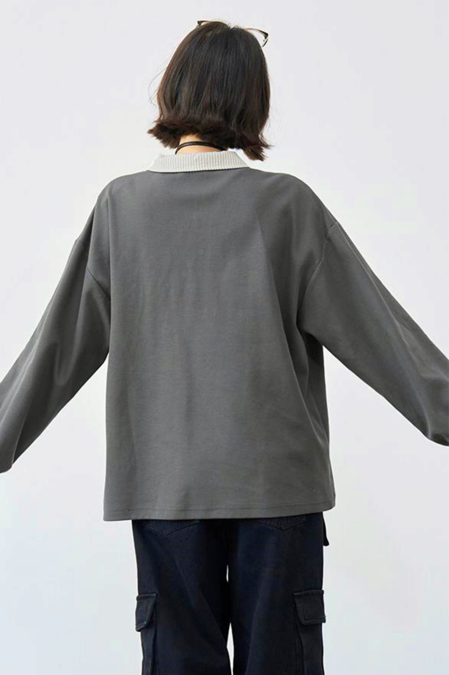 Gravity Lace-up Polo Top