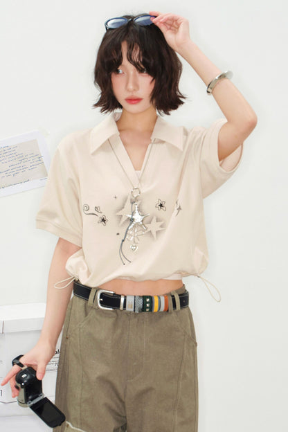 Bubble Star Polo Top