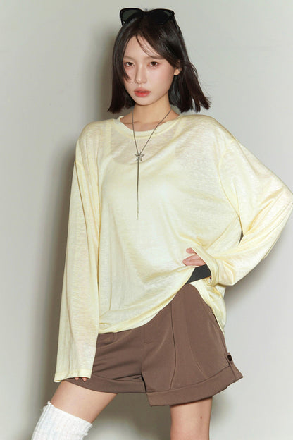 Cover-up Sheer Loose Top